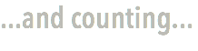 ...and counting...